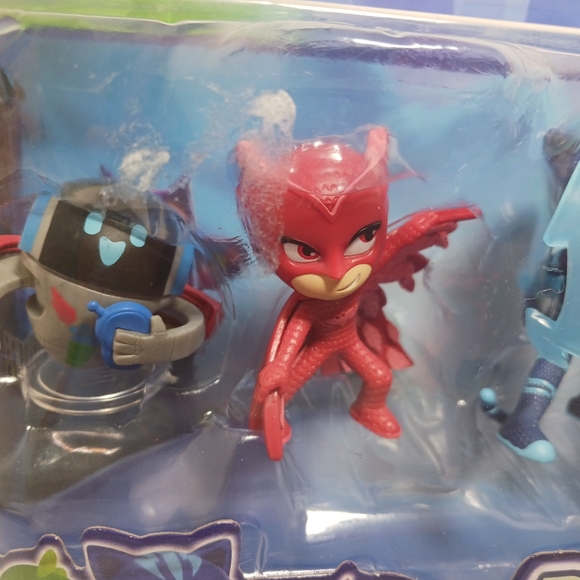 PJ MASK Collectible Figure Set  Pj Robot Gekko Catboy Owlette Rip Cake Toppers - Picture 3 of 6